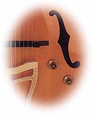 Sid Poole Custom Archtop Neck joint