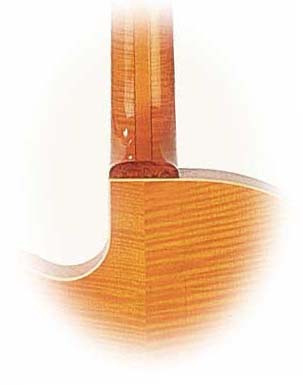 Solid Body neck joint